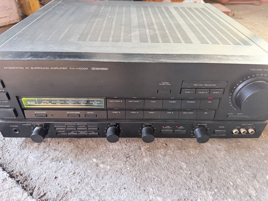 希少】KENWOOD AVサラウンドアンプ KA-V1000R