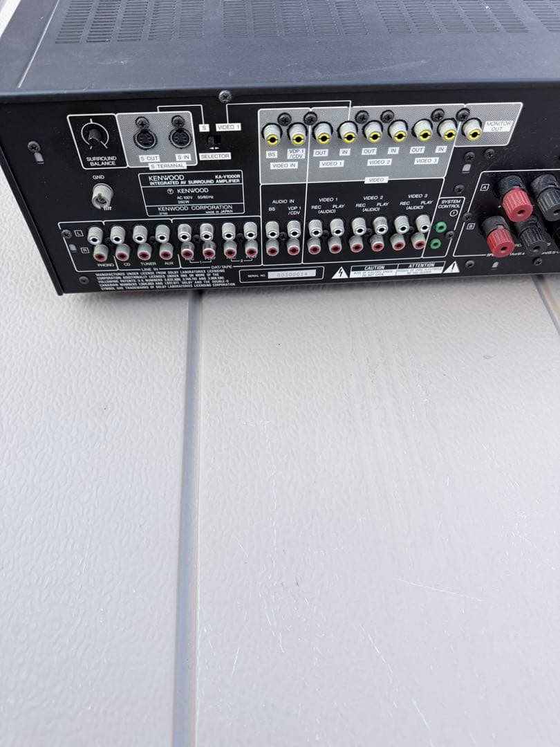 希少】KENWOOD AVサラウンドアンプ KA-V1000R