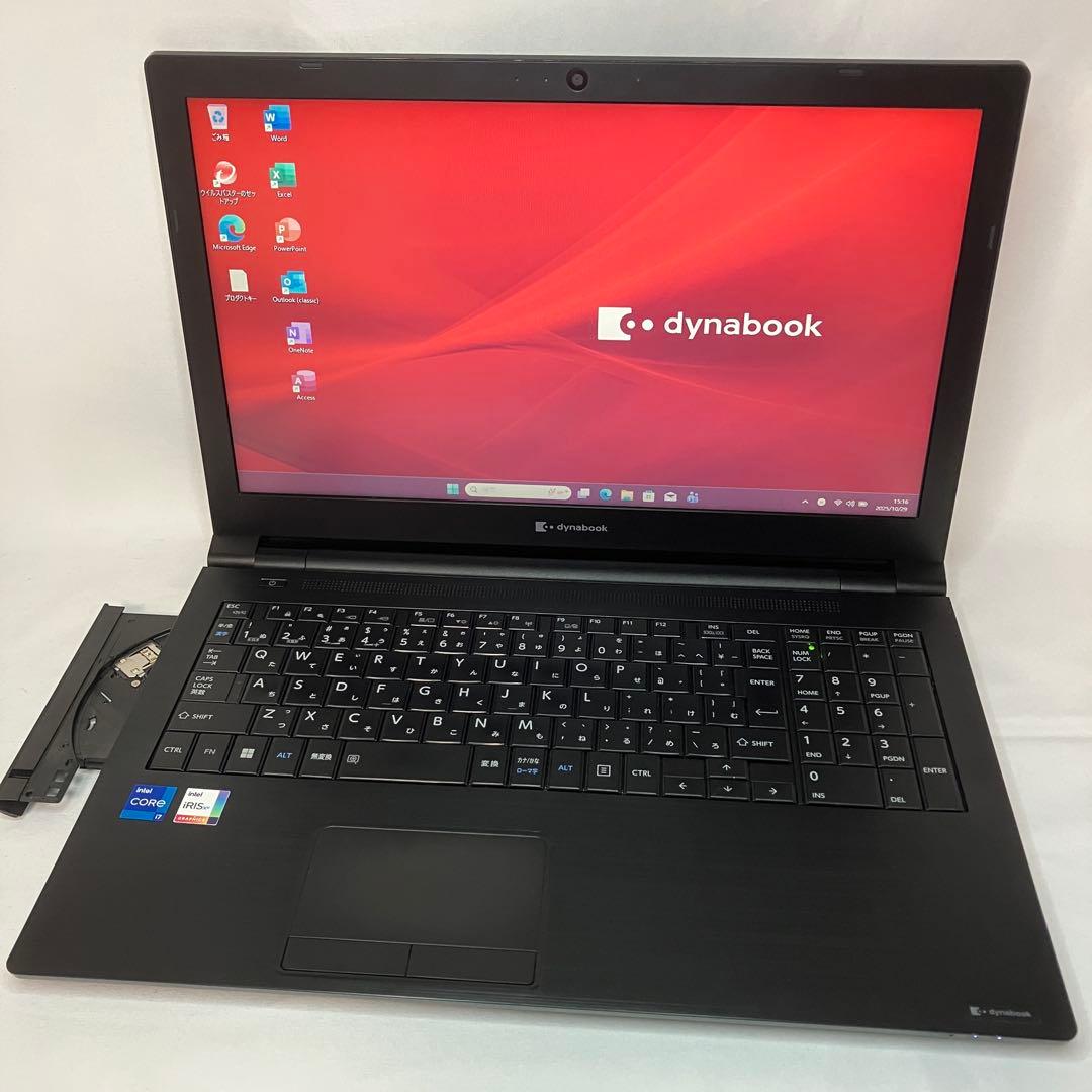 美品 dynabook B65 11世代 i7 16GB 512GB A4ノート