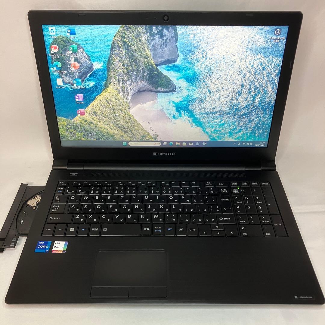 美品 dynabook B65 11世代 i7 16GB 512GB A4ノート