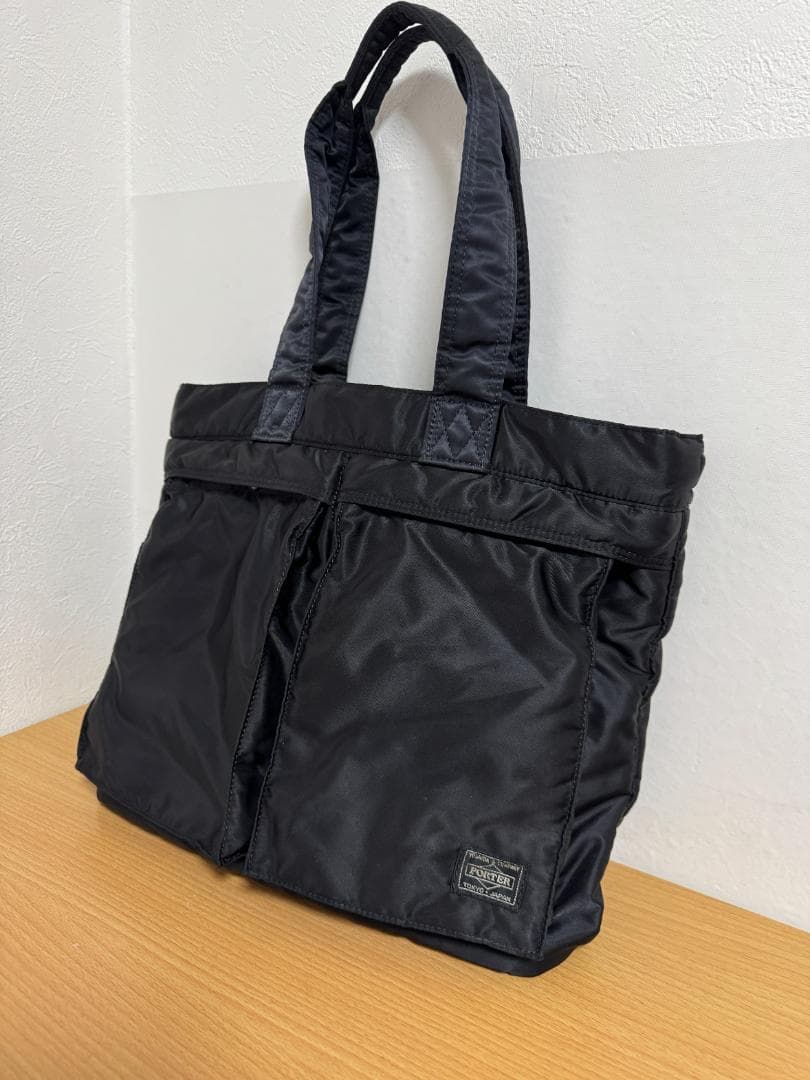 極美品●PORTER タンカー TANKER トートバッグ（大）旧型 黒