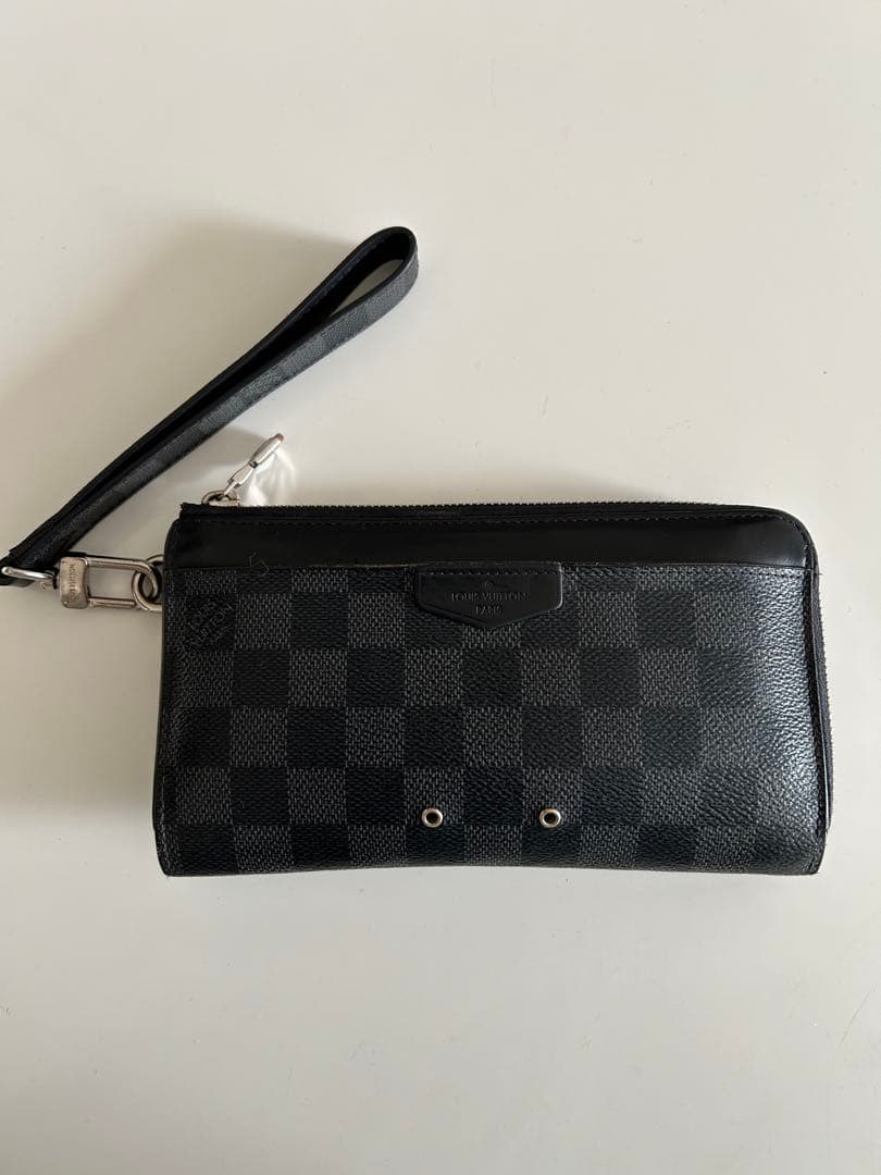 ルイヴィトン　ジッピードラゴンヌ　ダミエグラフィット長財布