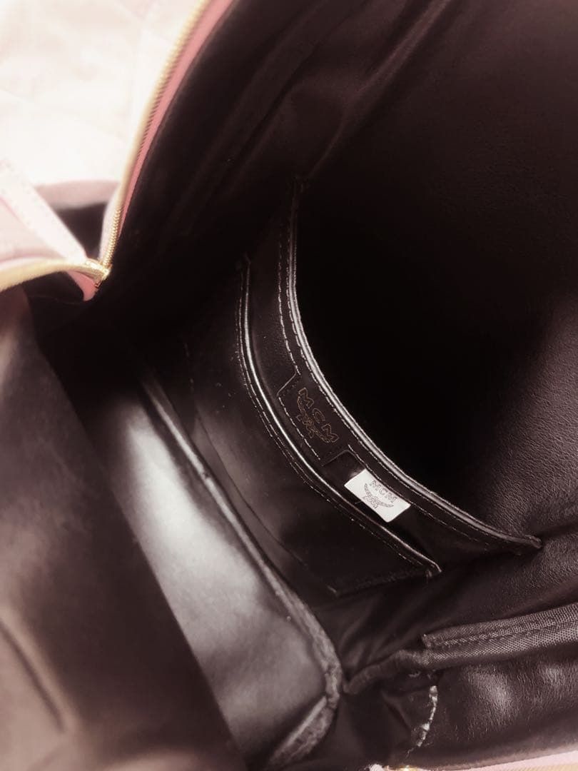 mcm リュック ピンク スモール しょこら