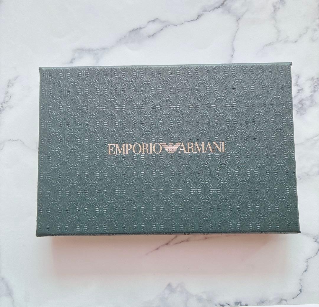 アルマーニ ケース【ダークグリーン】【新品未使用】