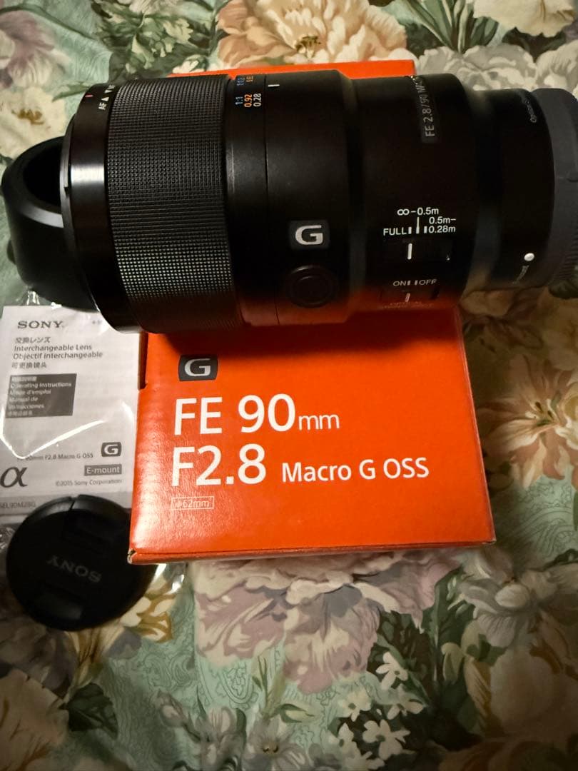 【美品】SONY マクロ　フルサイズレンズ　SEL90M28G