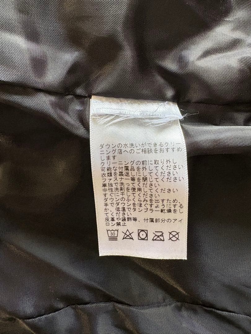 LAUREN ファー付ダウン　XS