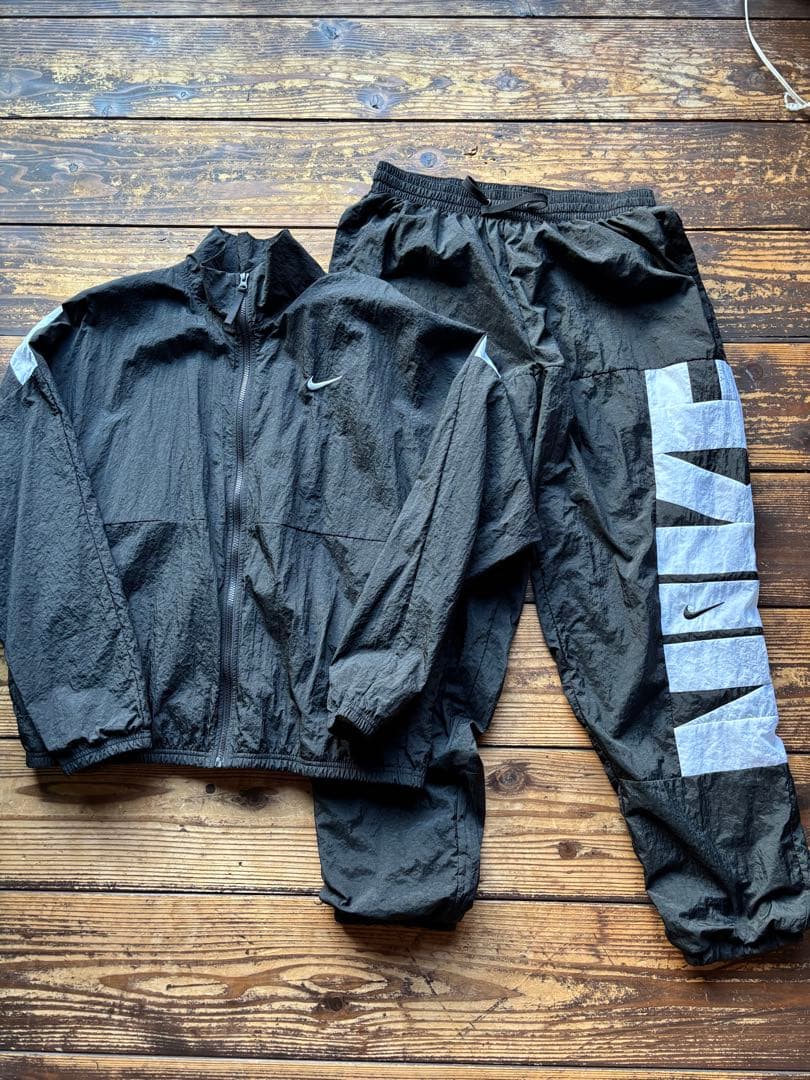 Nike ナイロン セットアップ XXL トラックスーツ　バスケ サッカー 陸上