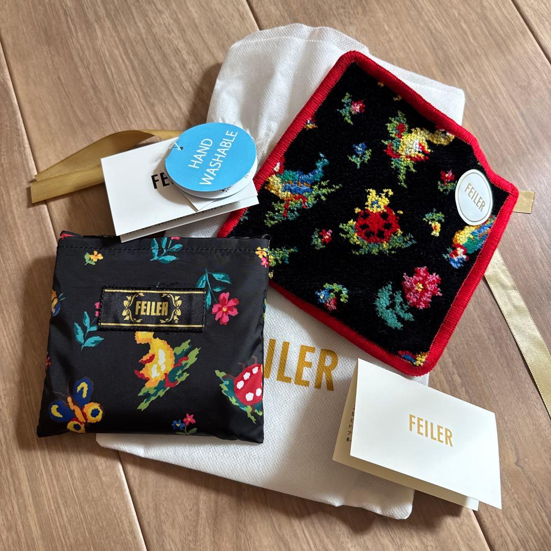 フェイラー　エコバッグ　ミニハンカチ付き