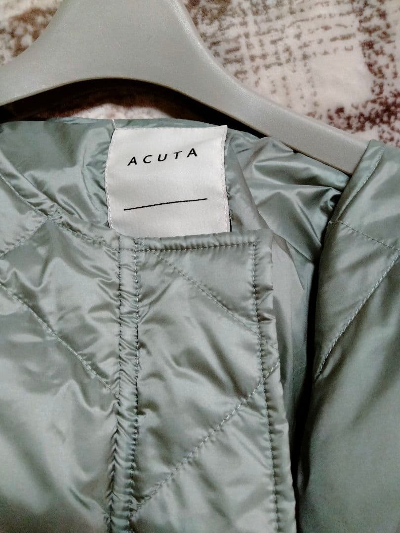 ミントグリーン！キルティング ダウンジャケット