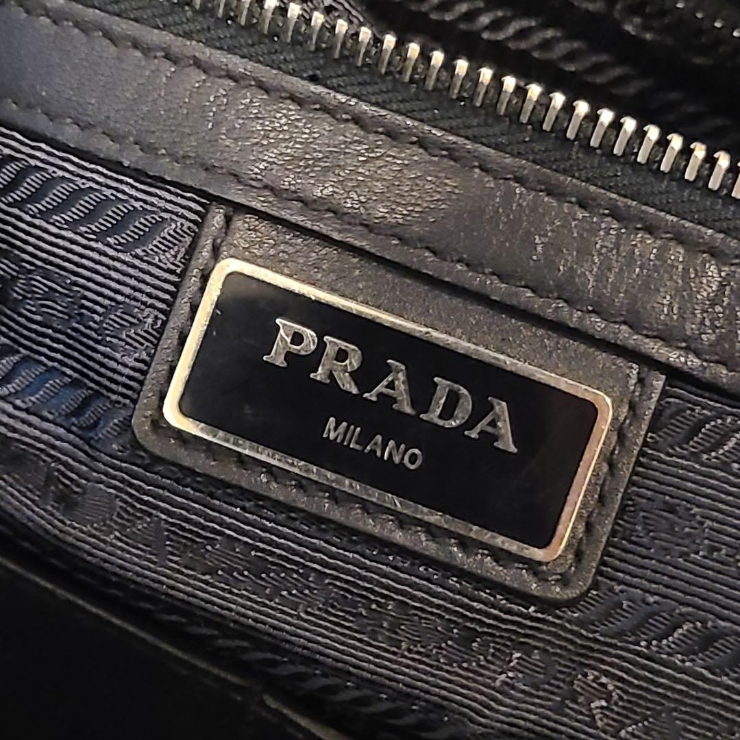 PRADA ブリーフバッグ ビジネスバッグ ネイビー