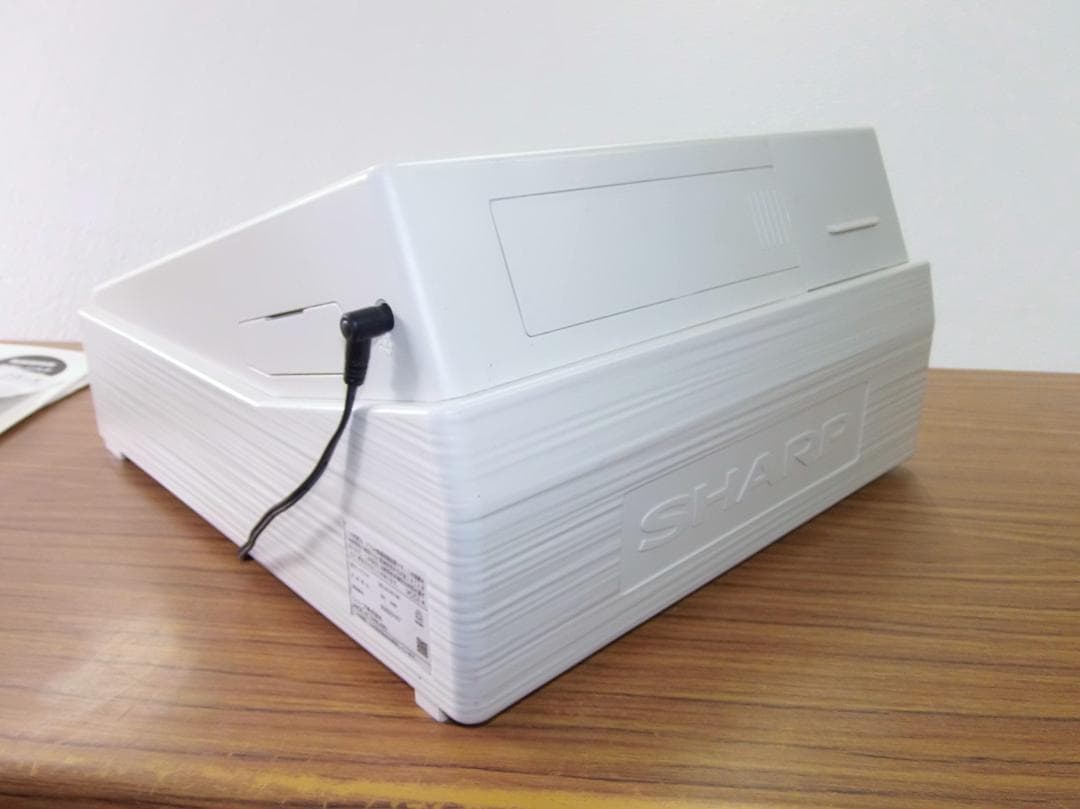 設定無料 SHARP XE-A147-W 横型領収8部門レジスター 250622