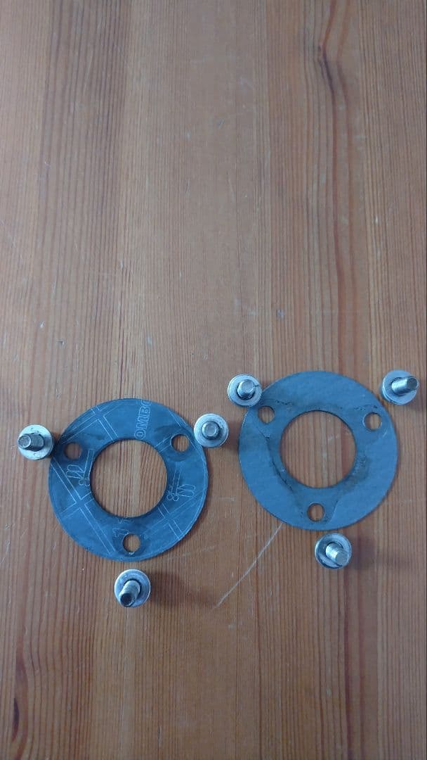 T2Racing ステンレスサイレンサー　 約30cm　逆三角形