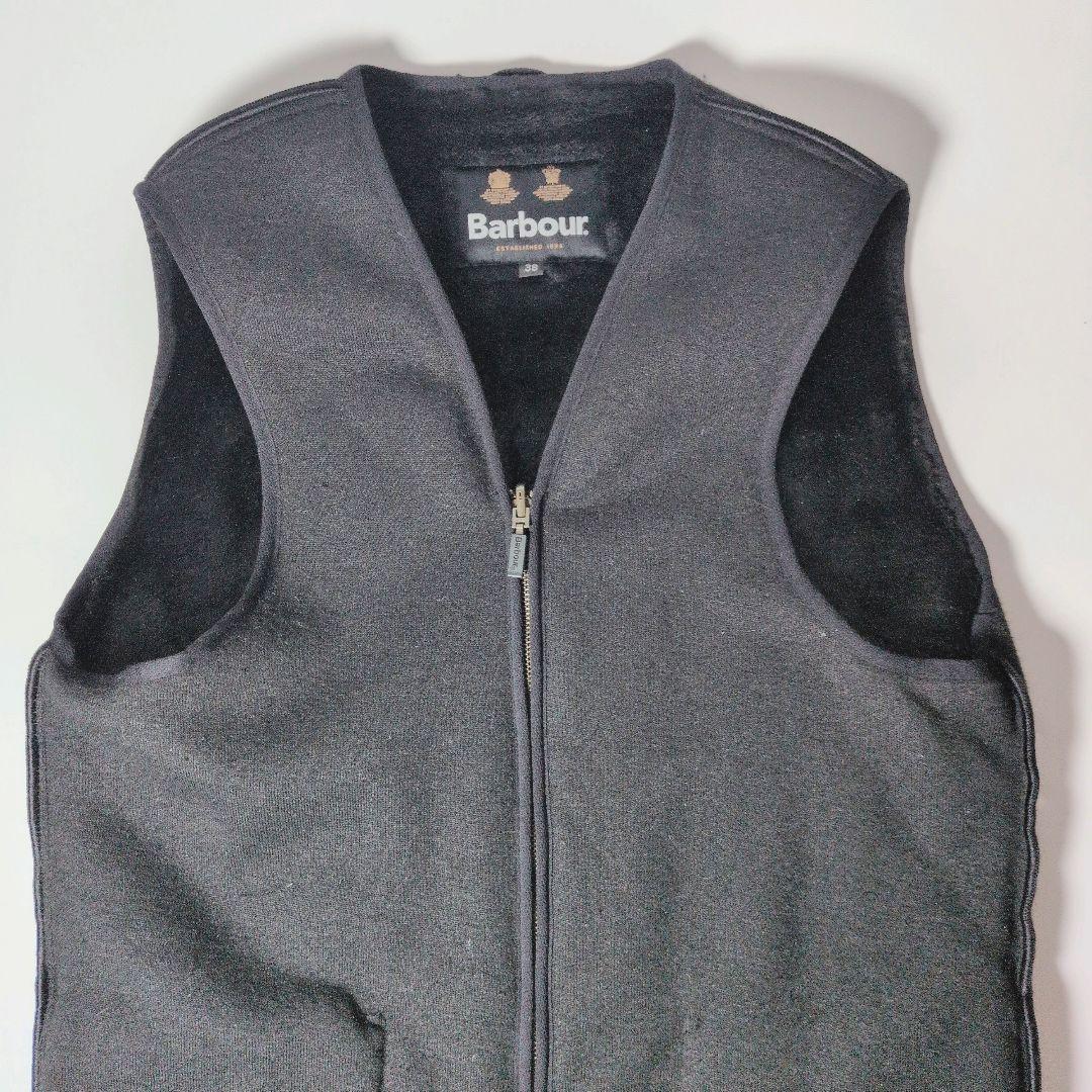 【未使用品】Barbour バブアー ファー ライナー ベスト 38