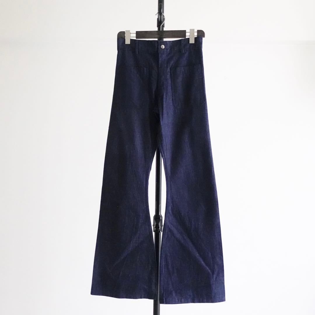 1970s USNavy Seafarer デニムセーラーパンツ　巻きパンNOS