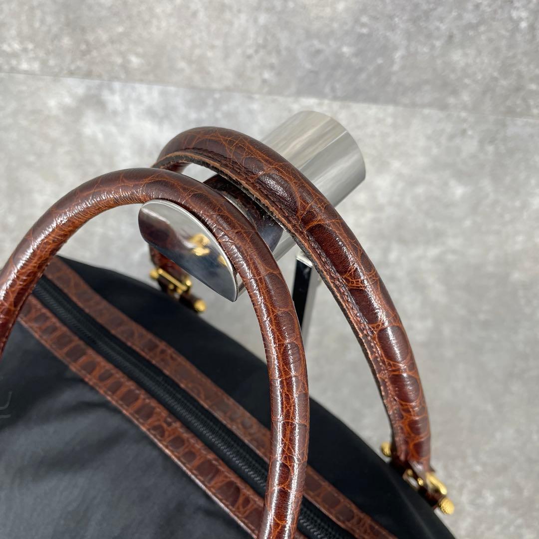 美品 Balenciaga バレンシアガ ナイロン ボストンバッグ ヴィンテージ