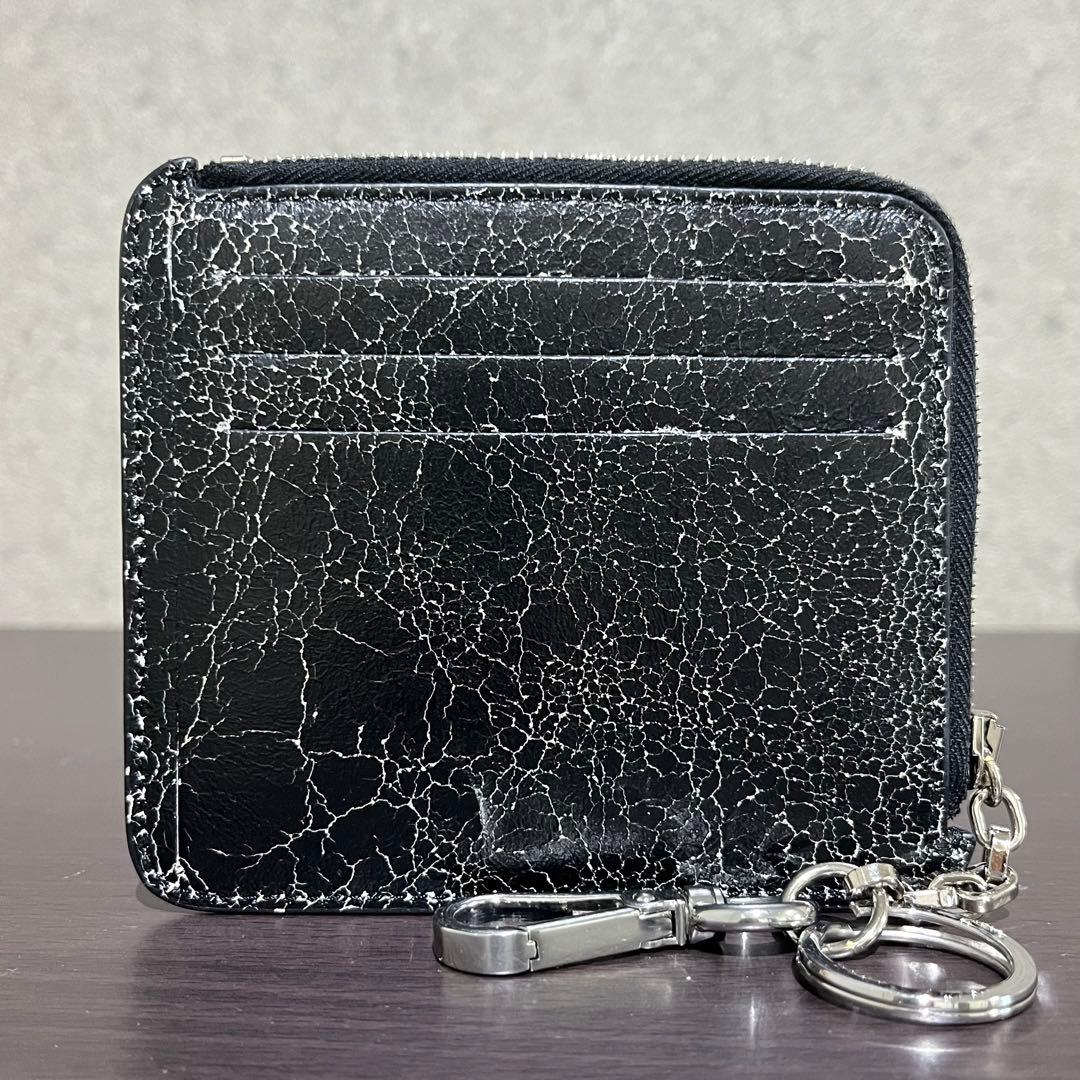 ACNE STUDIOS ジップレザーウォレット　ブラック