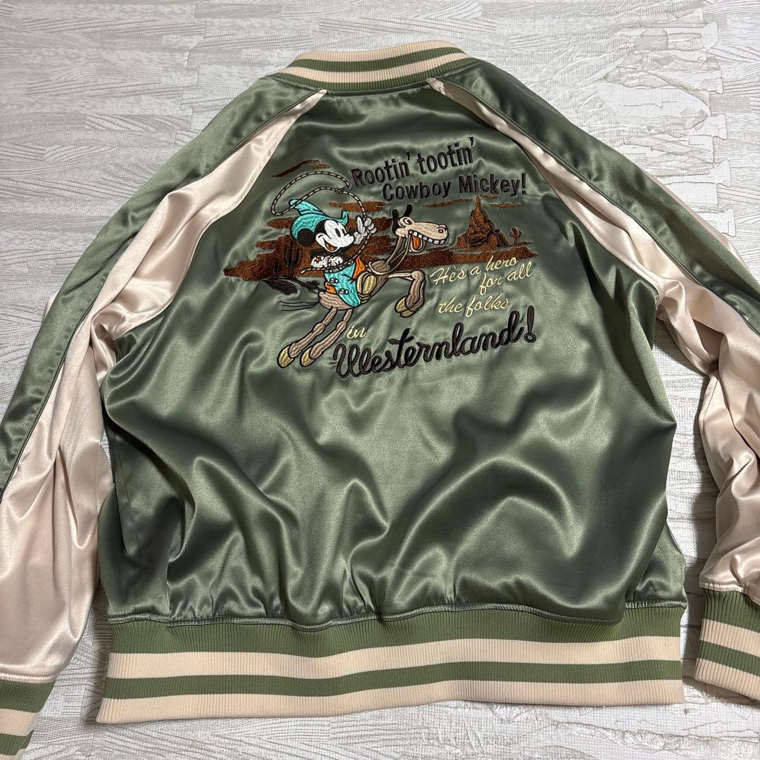 ディズニー ミッキー ウエスタン スカジャン