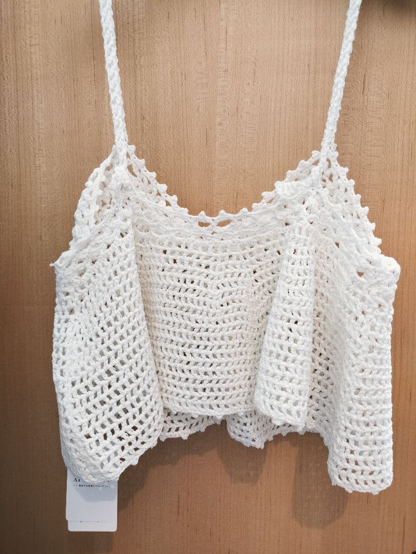 Spick and Span クロシェニットキャミソール