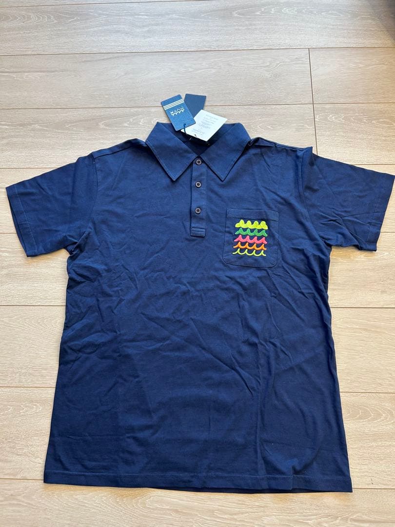 mutaMARINE ムータ　ポロシャツ　ネイビー　7新品