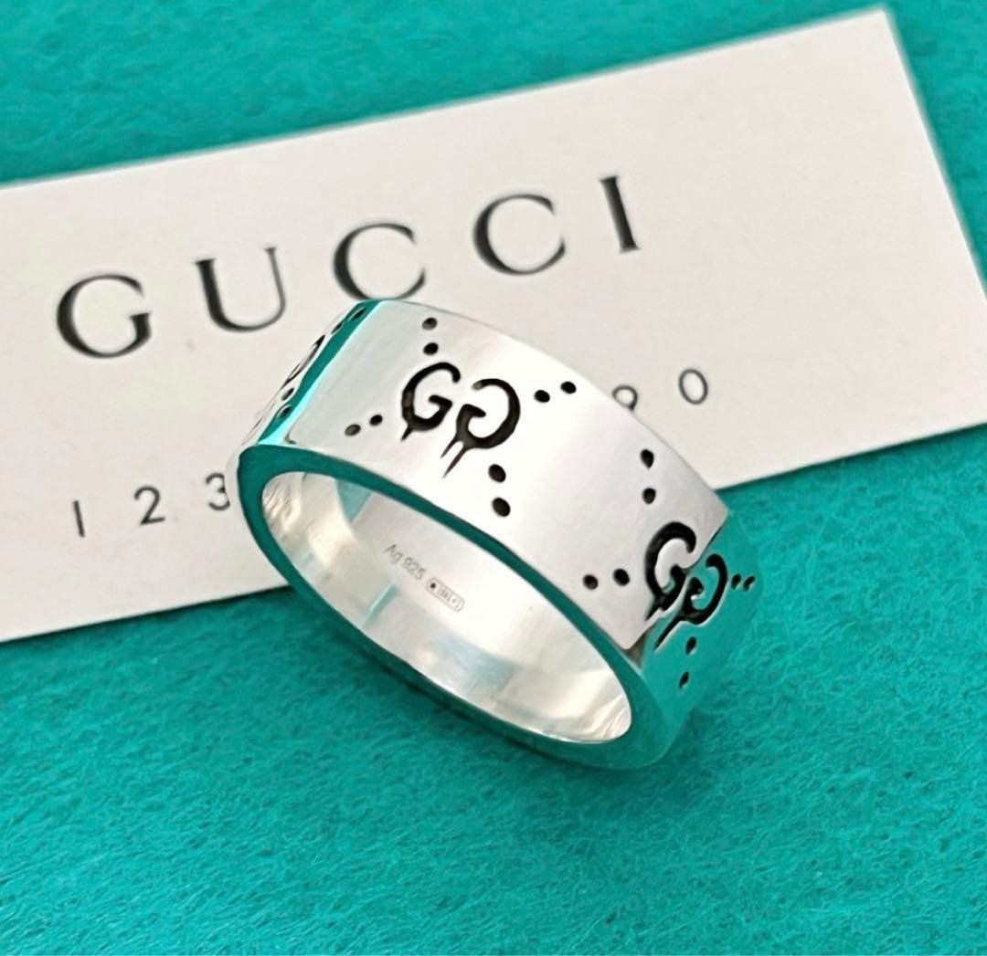 極美品‼️GUCCI 指輪　ゴーストリング　18号