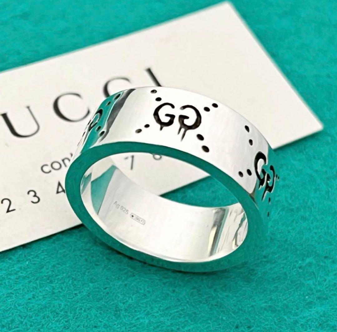 極美品‼️GUCCI 指輪　ゴーストリング　18号