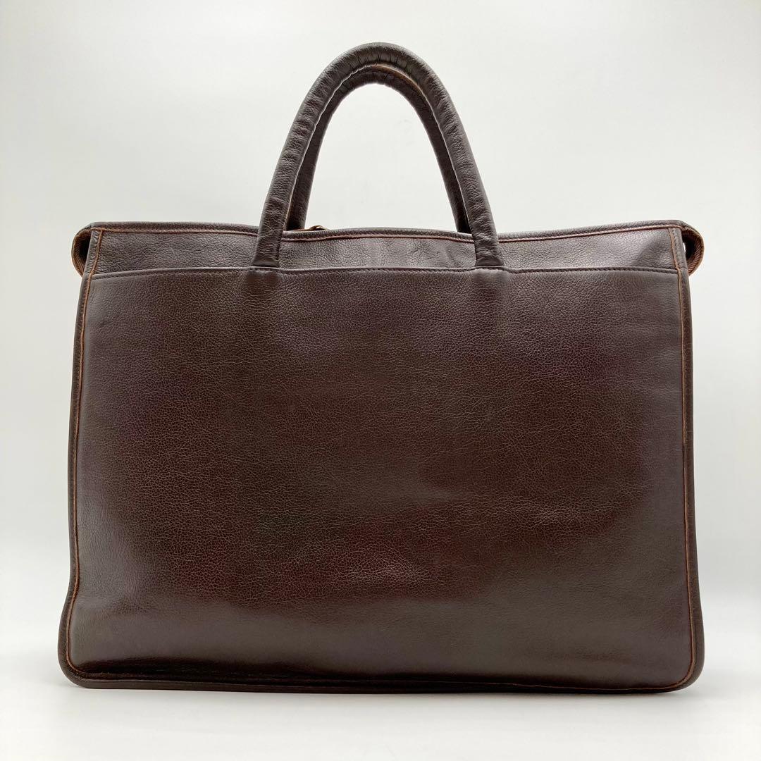 mm.y！定価12.7万✨IL BISONTE ビジネスバッグ こげ茶