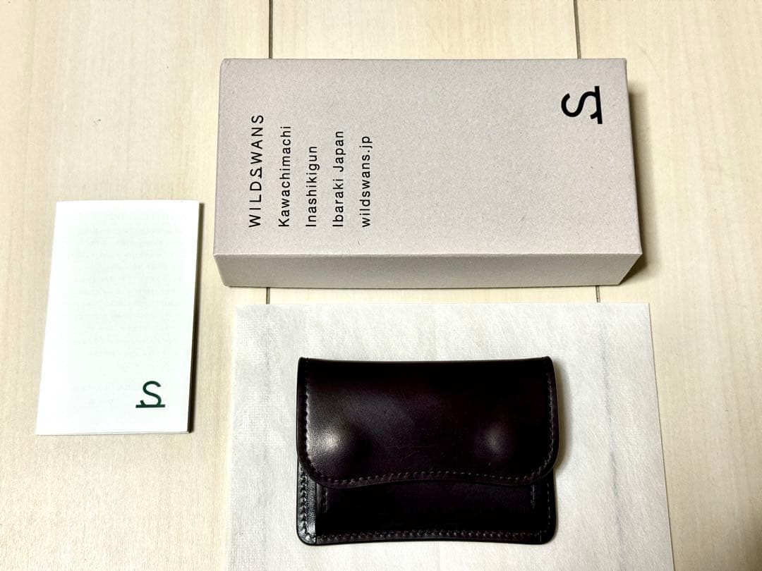 【新品】ワイルドスワンズ ＊フルシェルコードバン＊ダークバーガンディ＊スタンプ