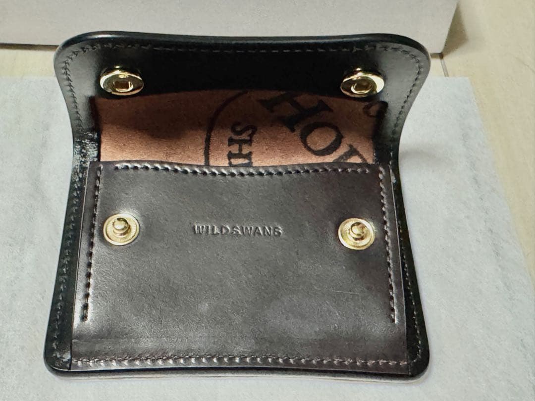 【新品】ワイルドスワンズ ＊フルシェルコードバン＊ダークバーガンディ＊スタンプ