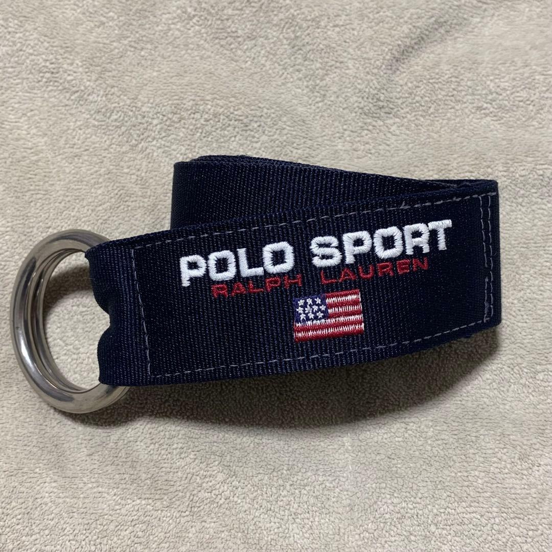 90s POLO SPORT ダブルリングベルト