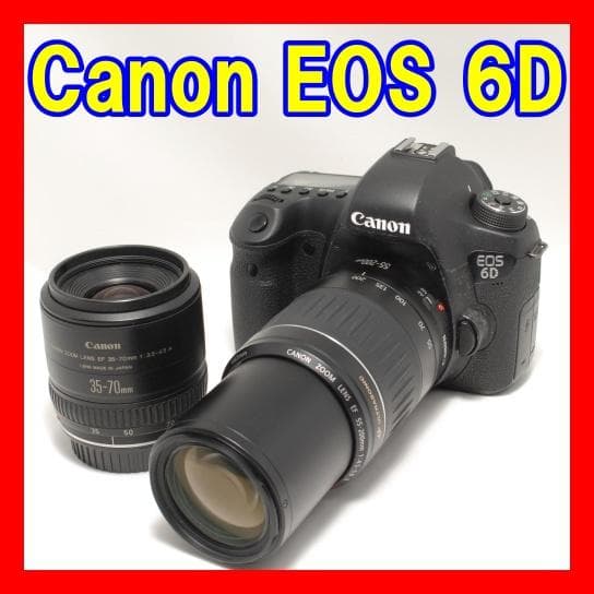 ☘️動作良品✨Wi-Fi搭載☘️Canon EOS 6D ダブルズームキット