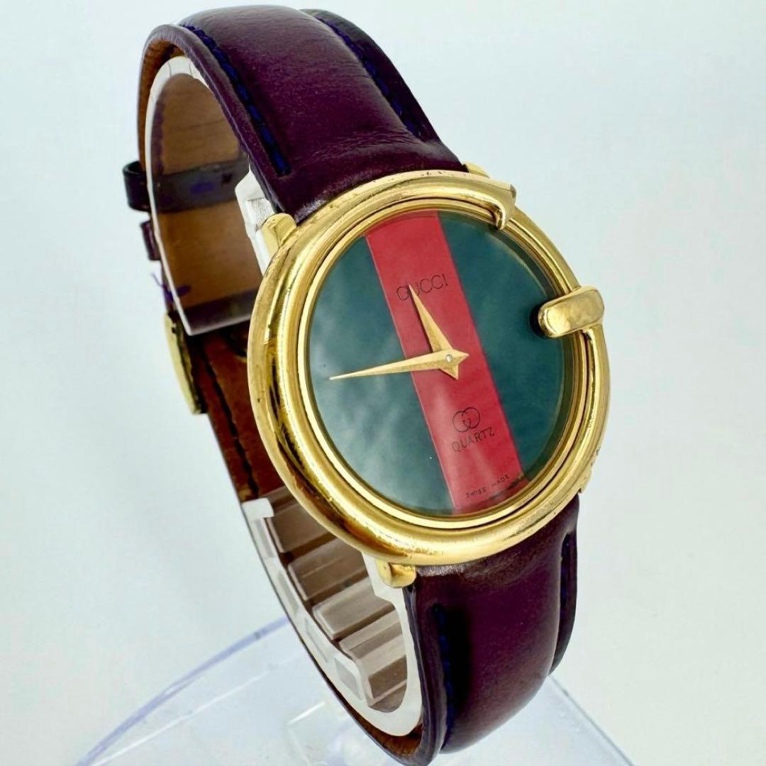 【希少 Gフェイス・新品電池】GUCCI シェリーライン クオーツ 腕時計