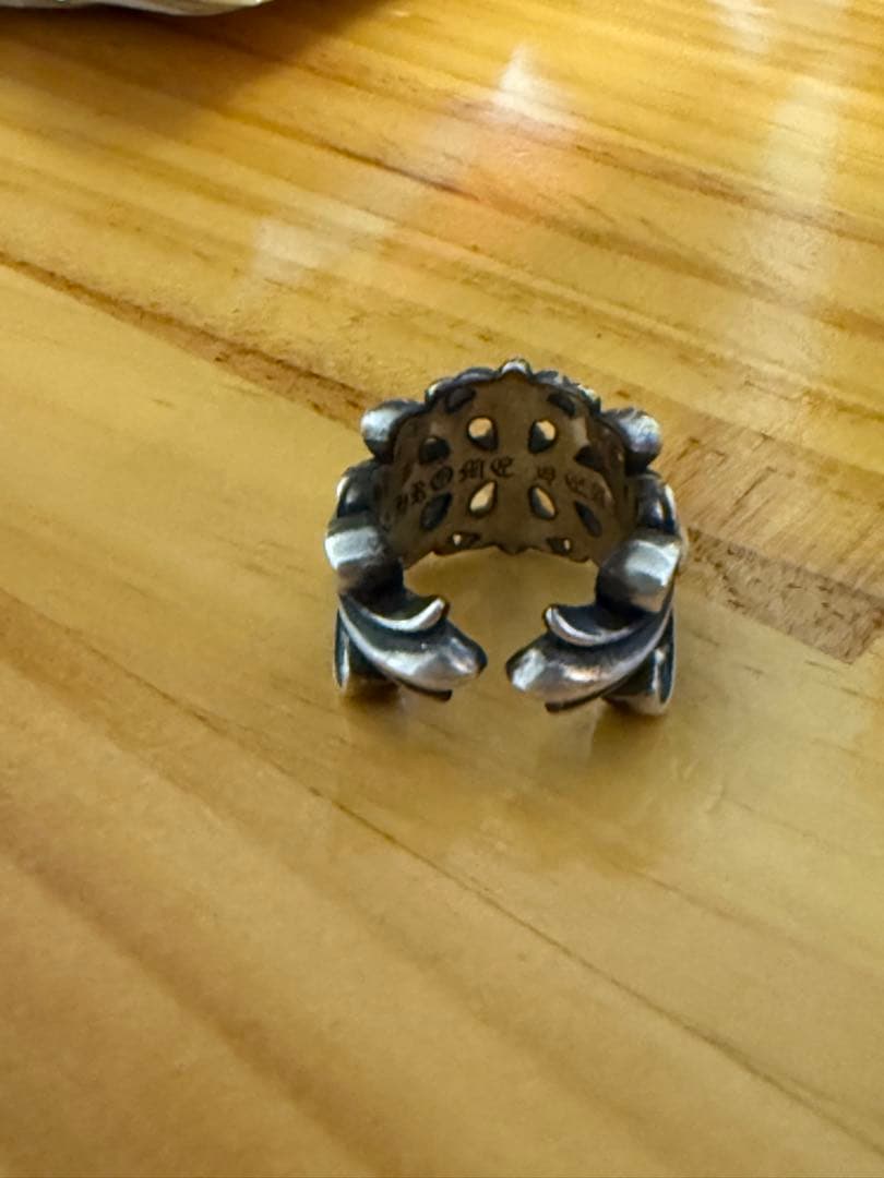 ダブルフローラルクロスリング　16号