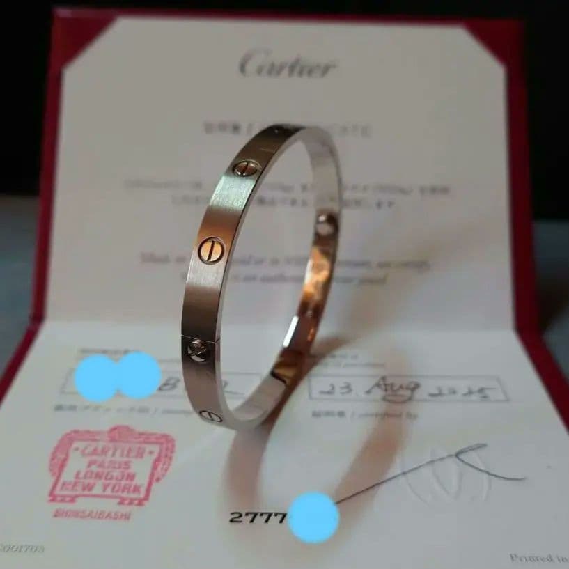 ◆ビンタ◆ Cartier【2025年8月購入】ラブブレス #19