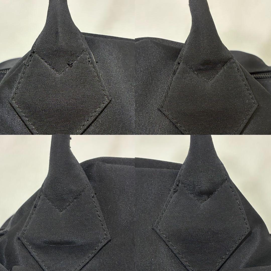 【極美品】ヴィヴィアンウエストウッド ハンドバッグ ナイロン オーブ 黒 A4可