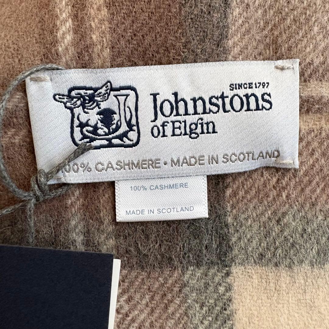 【Johnstons of Elgin】 ジョンストンズ 大判ストール　カシミヤ