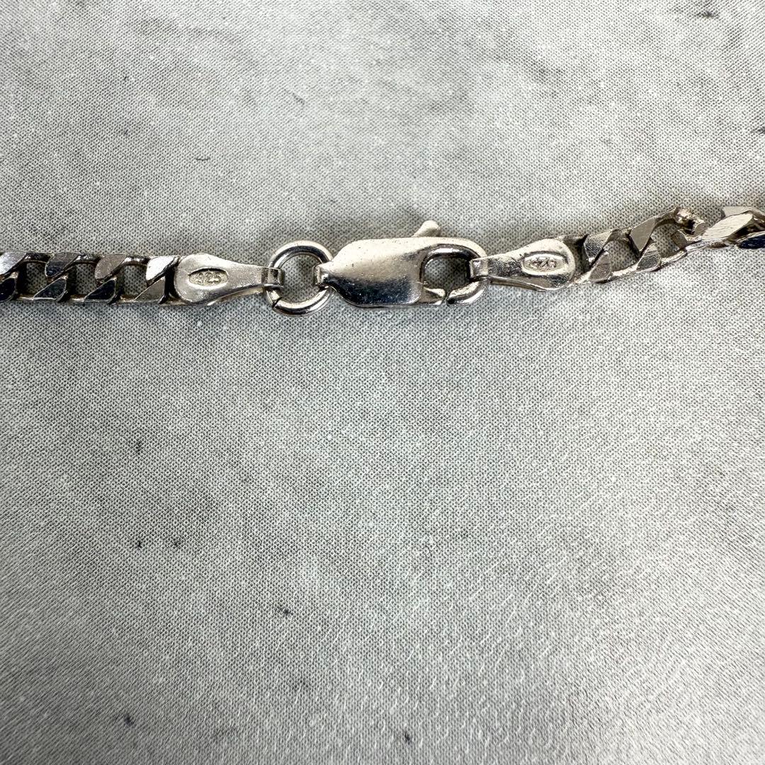 vintage italy ヴィンテージ シルバー925喜平チェーンネックレス