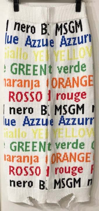 新品未使用　msgm ニットスカート　size / S