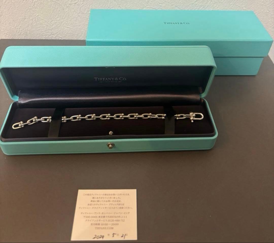 ティファニー　ハードウェア スモールリンク ブレスレット スターリング