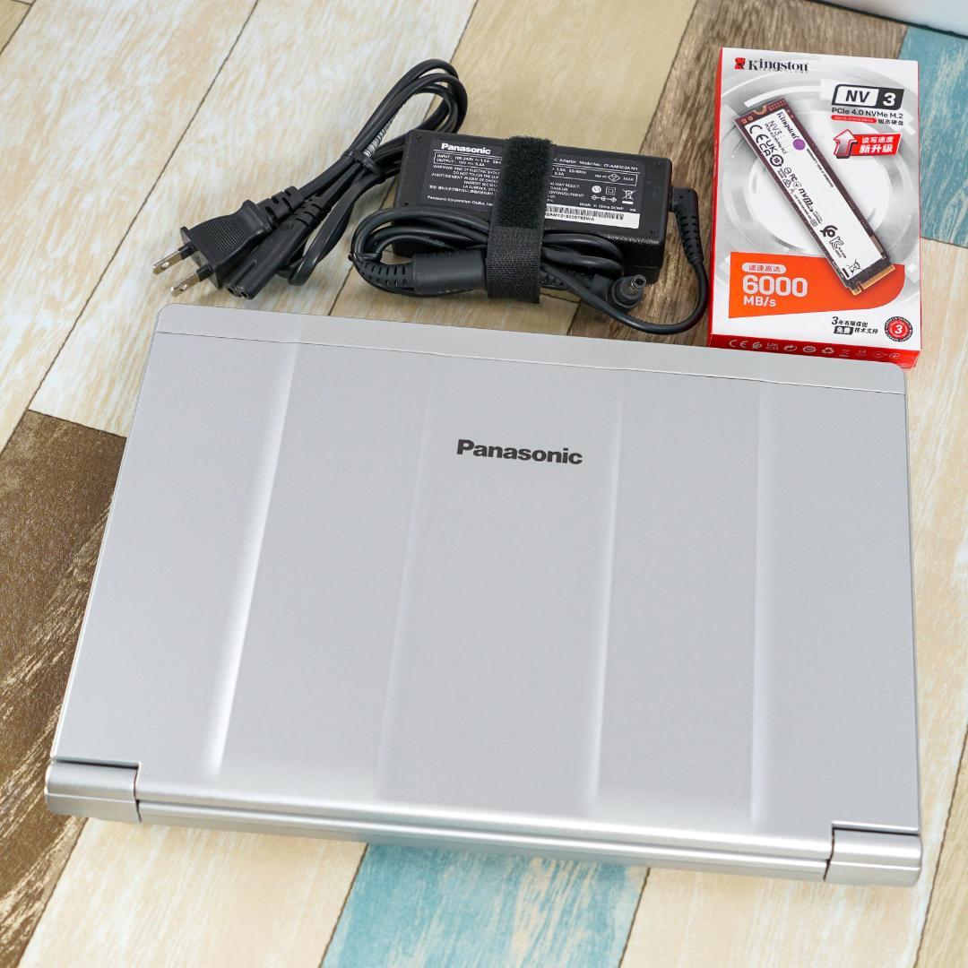 極美品のバリ速モバイル✨超高速新品ＳＳＤ５００ＧＢ＆１６ＧＢメモリ搭載✨日本製✨