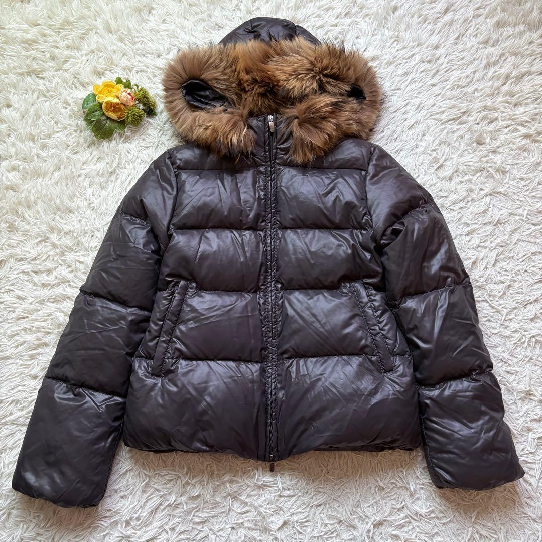 極美品♡デュベティカ アダラ ダウンジャケット ラクーンファー 2way L