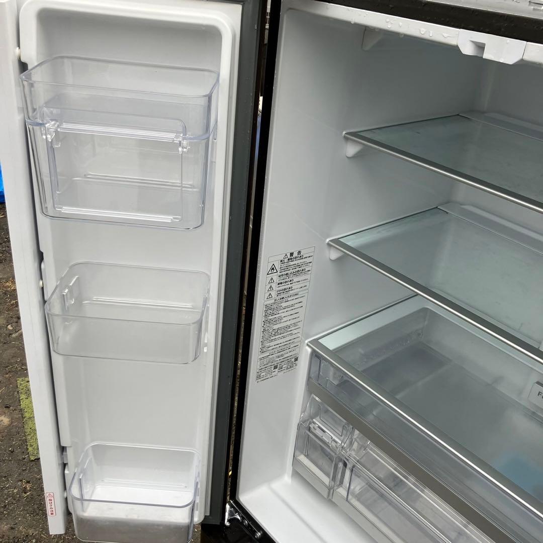 mm129F 2019年製　AQUA 大型冷蔵庫500L〜600L 木目調