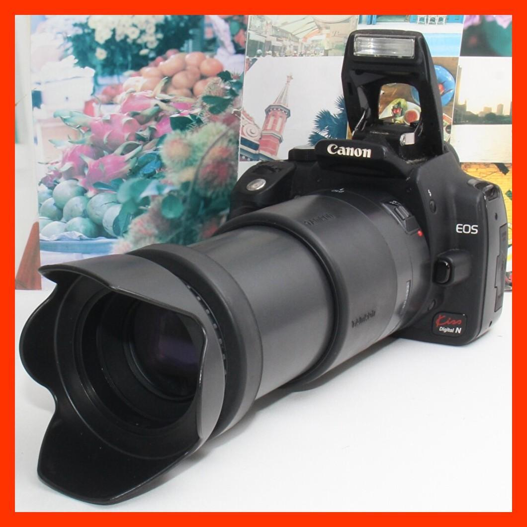 ❤️一眼レフデビューに最適❤️キャノン EOS kiss N 超望遠レンズセット