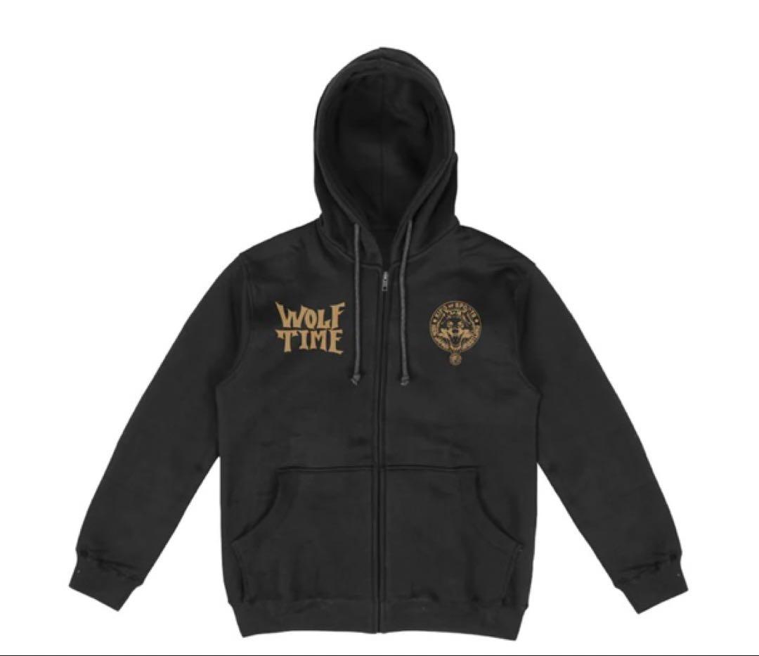 【新品未使用品】ウルフアロン　パーカー　ＸＬサイズ　ブラック　新日本プロレス