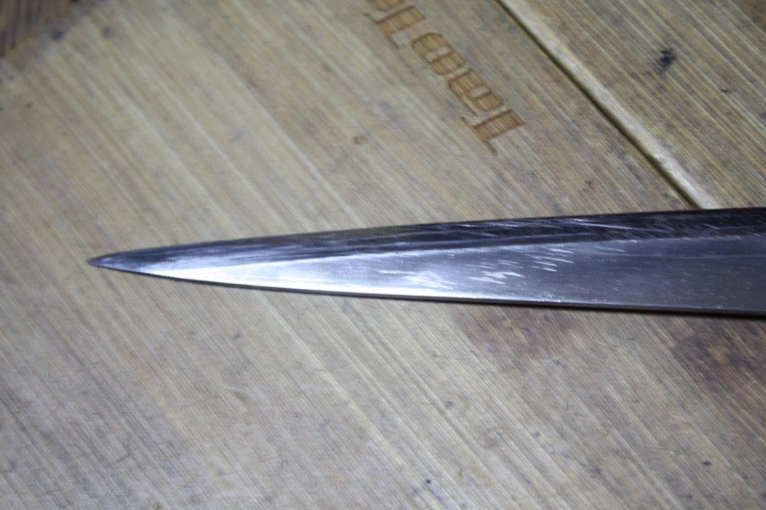 柳刃包丁２本セット　正広作　刃渡り22Cm ＆ 正本　日本橋 刃渡り28Cm