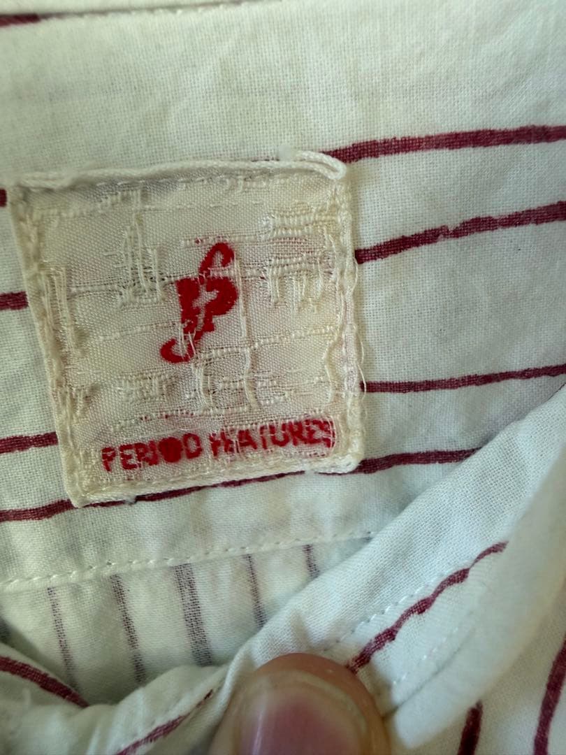 PERIOD FEATURES (ピリオドフィーチャーズ) ストライプシャツ