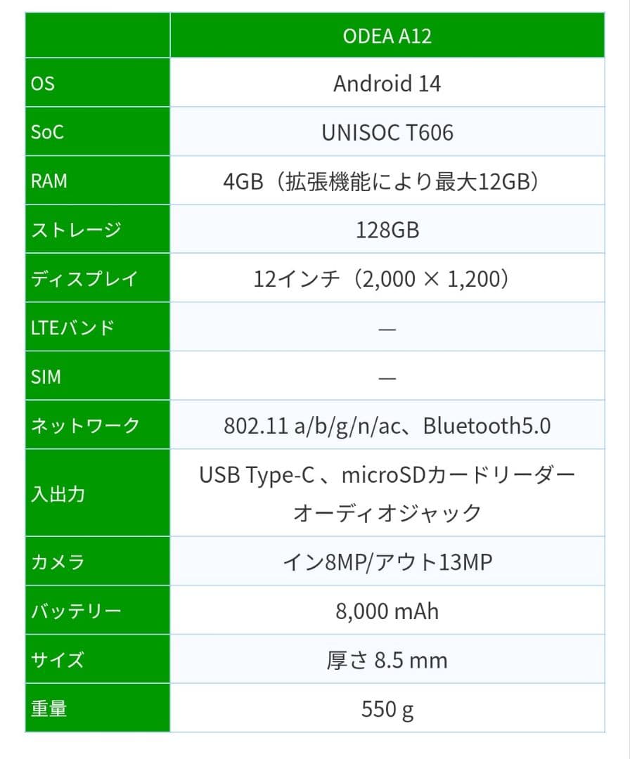【極美品】Android15 最新タブレット