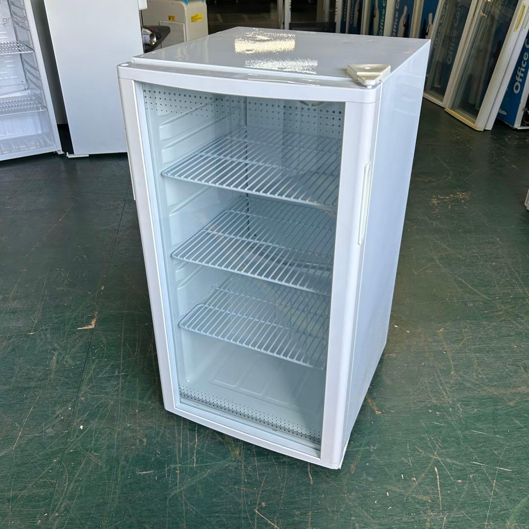 139業務用 冷蔵ショーケース オフィスコンビニ XW-105 左右開き 小型