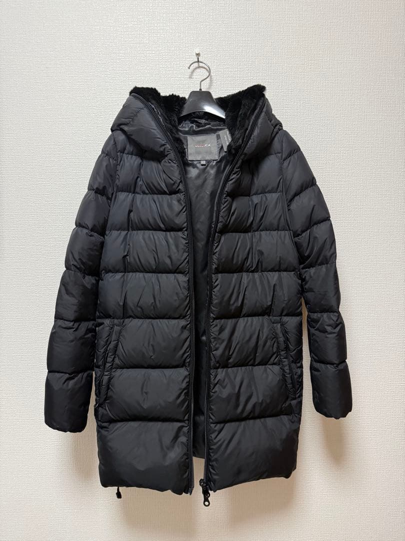 デュベティカ カリスドゥエ ダウン コート レッキスラビット ファー 黒 42