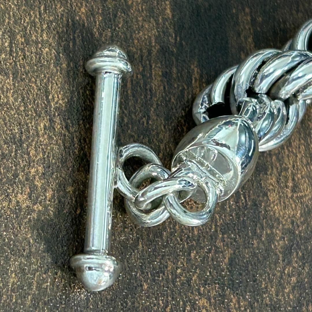 希少 メキシカンジュエリー ブレスレット ツイスト シルバー925 タスコ