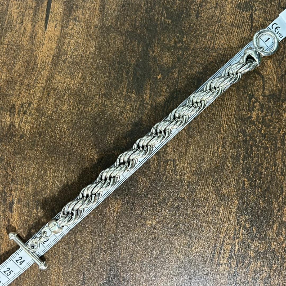 希少 メキシカンジュエリー ブレスレット ツイスト シルバー925 タスコ